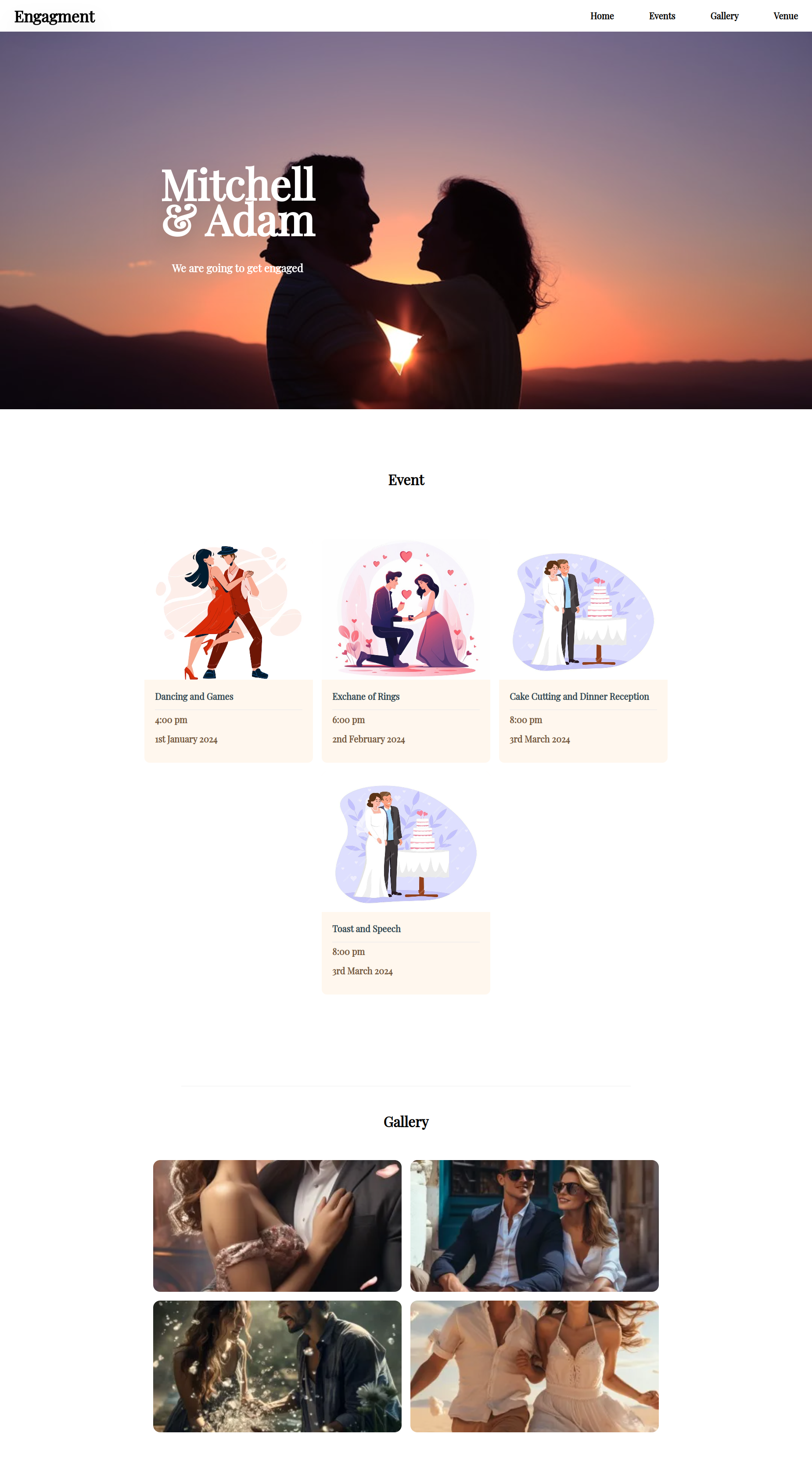 Forever Together template preview