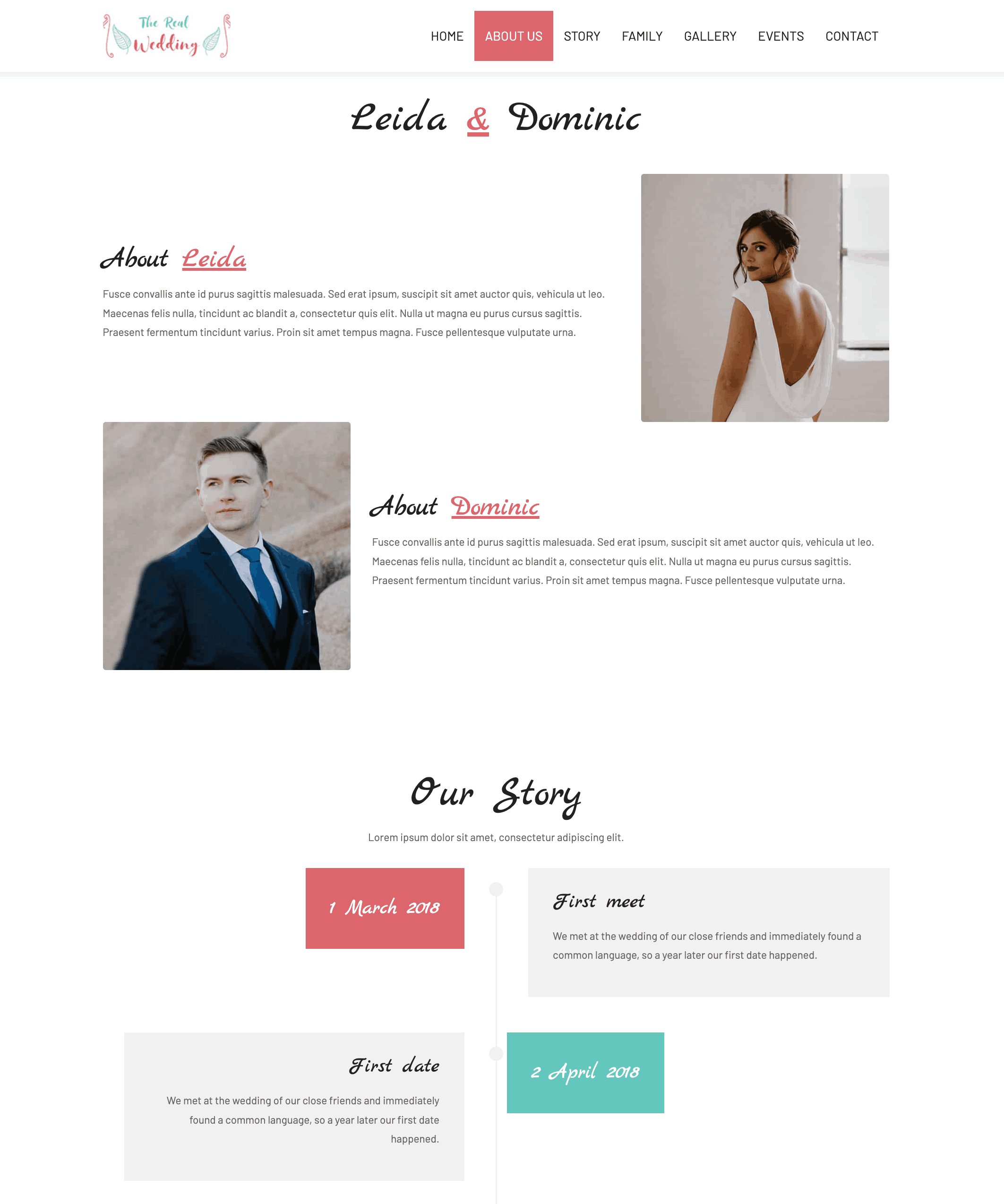 Premium Invite template preview